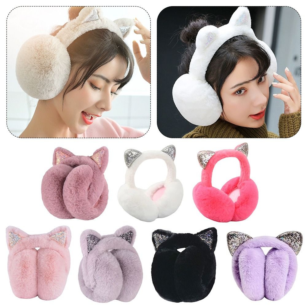 Earmuffs Foldable - Sevimli Tavşan Tasarım Hayvan Kulak Kulaklığı