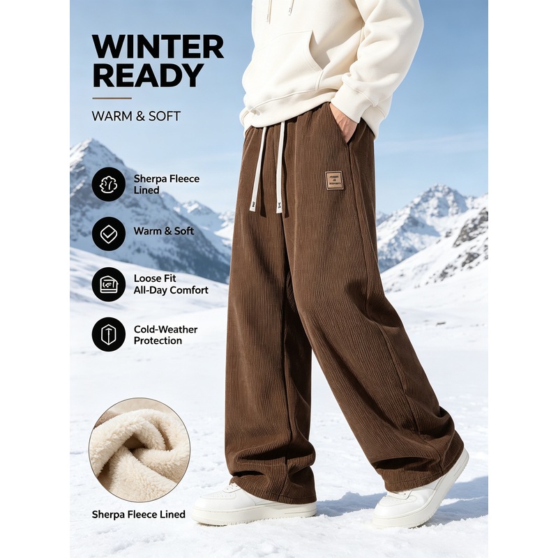 Erkek Kışlık Spor Pantolonu Ko - Corduroy Pant Warm incelemesi ve fiyatı