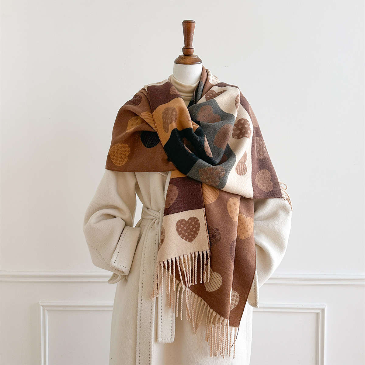 Kadınlar için İmitasyon Kaşmir - Cashmere Pashmina Wrap incelemesi ve fiyatı