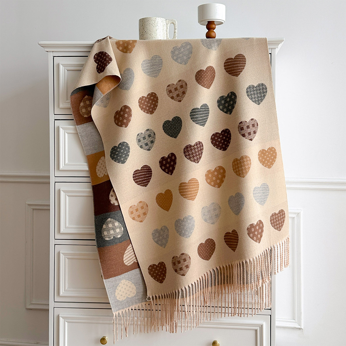 Kadınlar için İmitasyon Kaşmir - Cashmere Pashmina Wrap incelemesi ve fiyatı