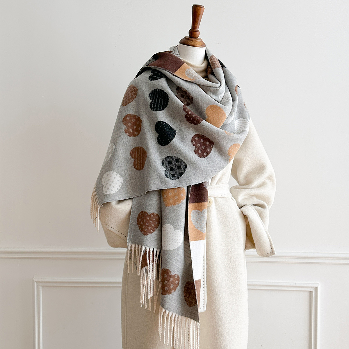 Kadınlar için İmitasyon Kaşmir - Cashmere Pashmina Wrap incelemesi ve fiyatı