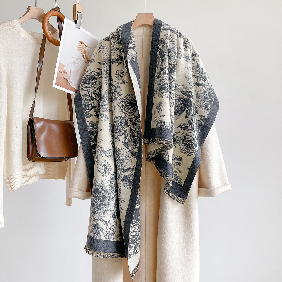 İmitasyon Kaşmir Eşarp Kadınla - Cashmere Pashmina Wrap incelemesi ve fiyatı